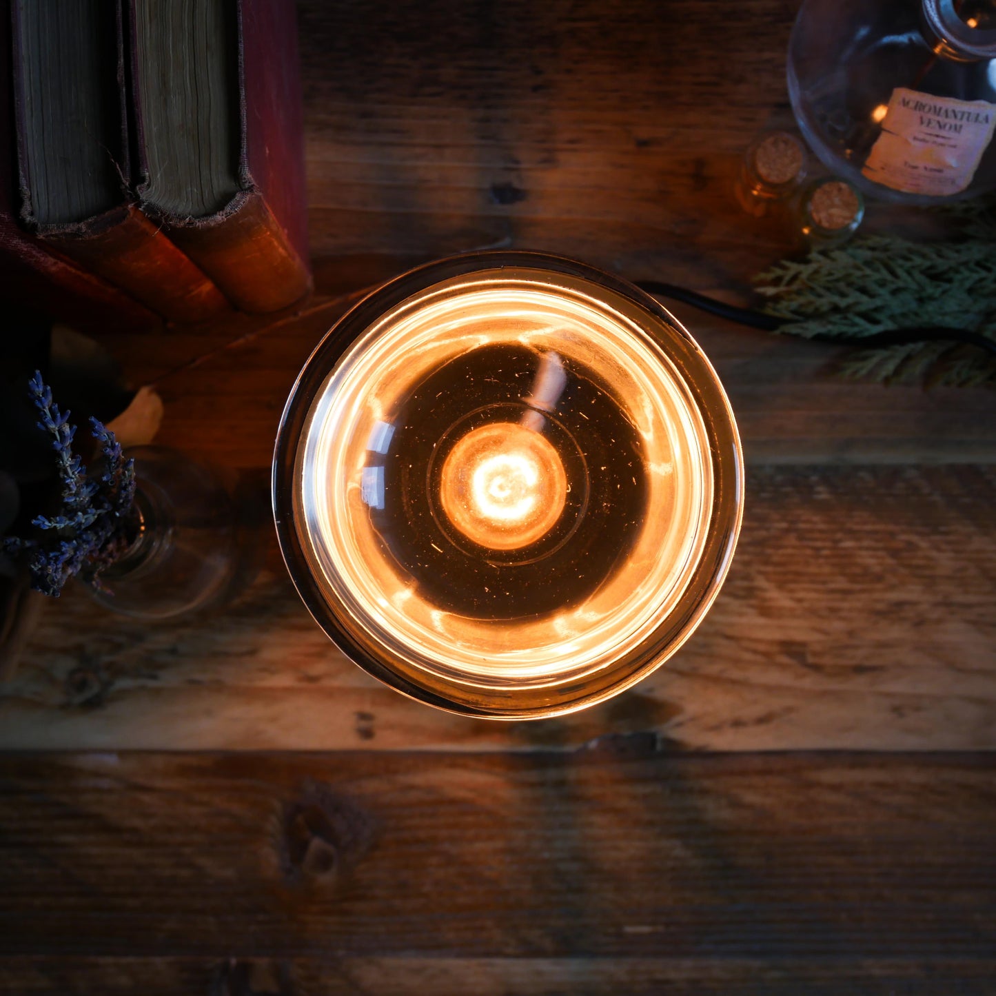 Iron Effect Edison Bulb Burner